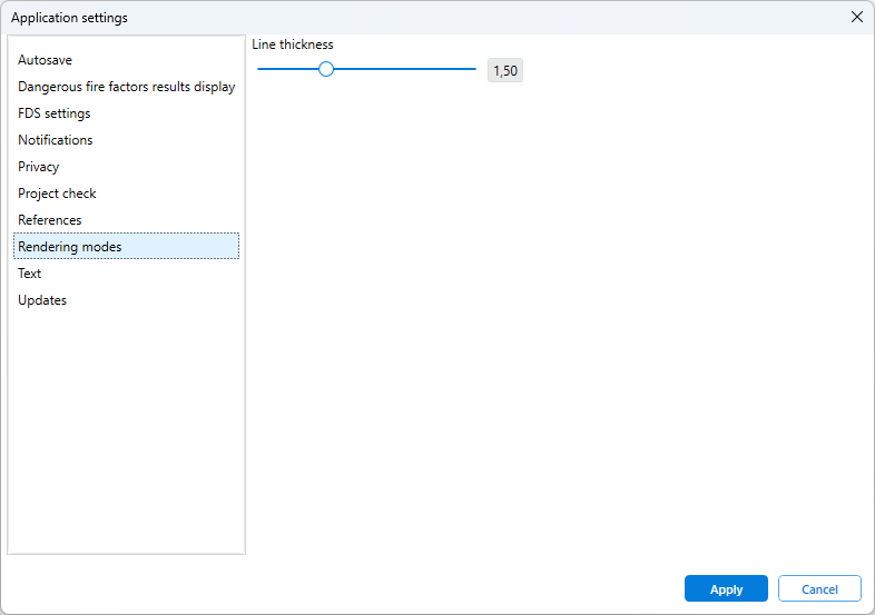 Rendering Modes Settings