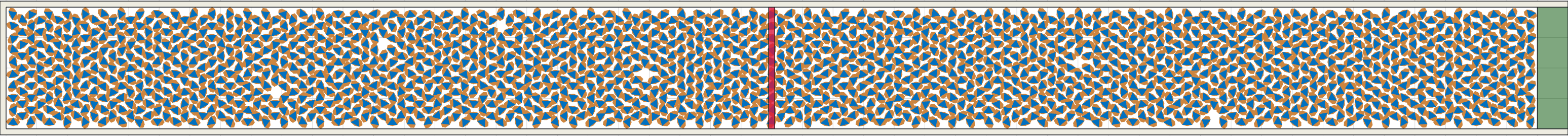 (n) Flow density 0,8 m²⁄m²
