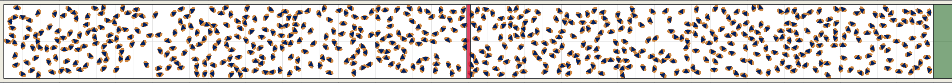 (g) Flow density 0,3 m²⁄m²