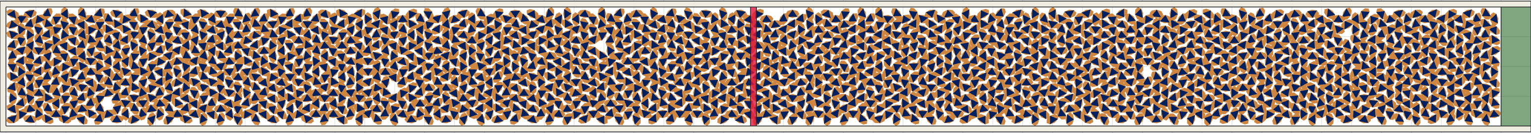 (o) Flow density 0,9 m²⁄m²