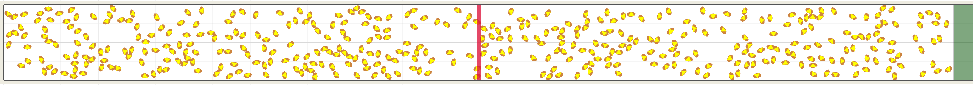 (e) Flow density 0,20 m²⁄m²