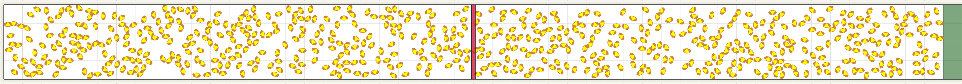 (g) Flow density 0,3 m²⁄m²