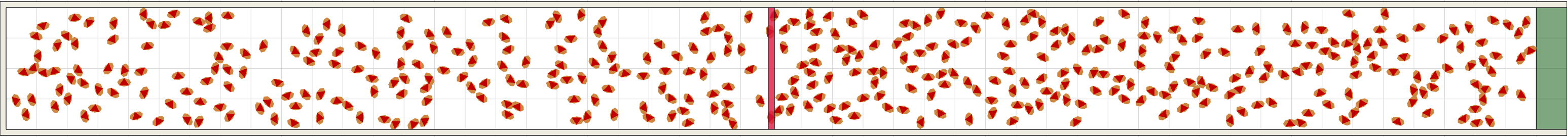 (e) Flow density 0,20 m²⁄m²