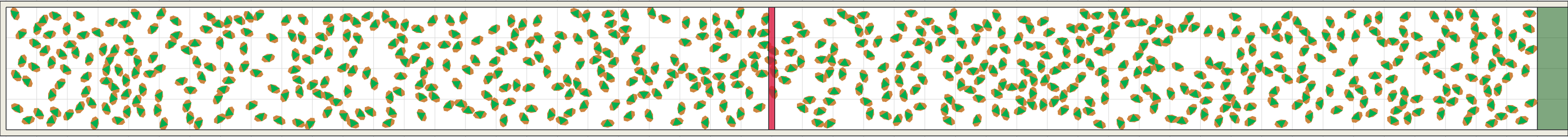 (g) Flow density 0,3 m²⁄m²