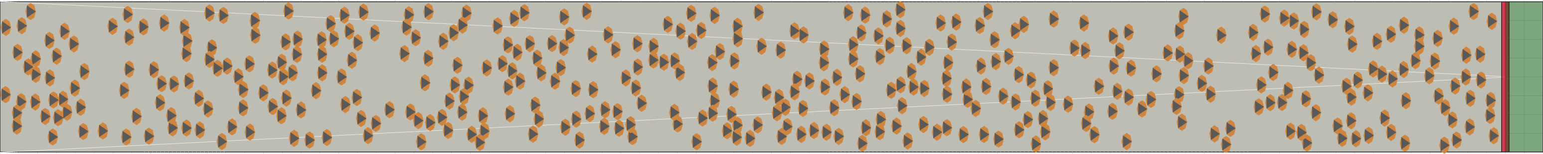 (e) Flow density 0,20 m²⁄m²