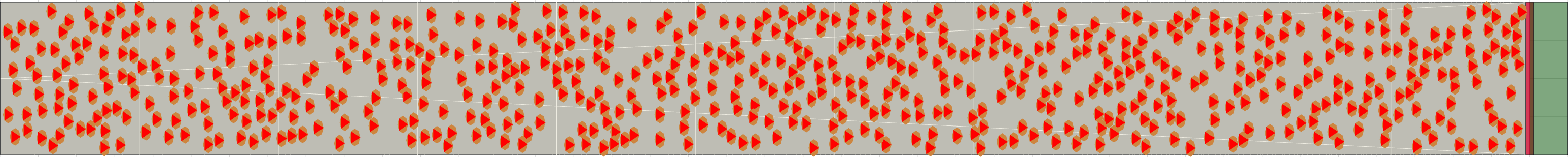 (g) Flow density 0,3 m²⁄m²