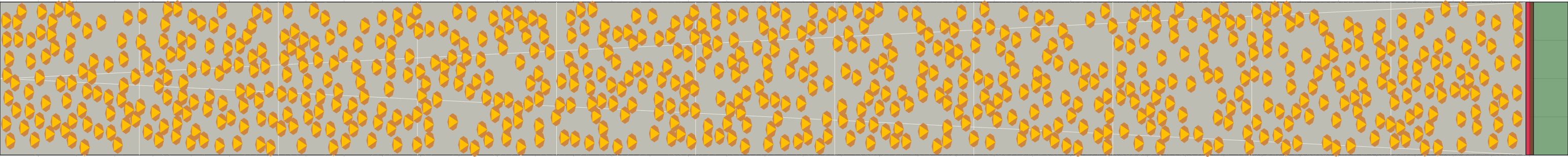 (h) Flow density 0,35 m²⁄m²