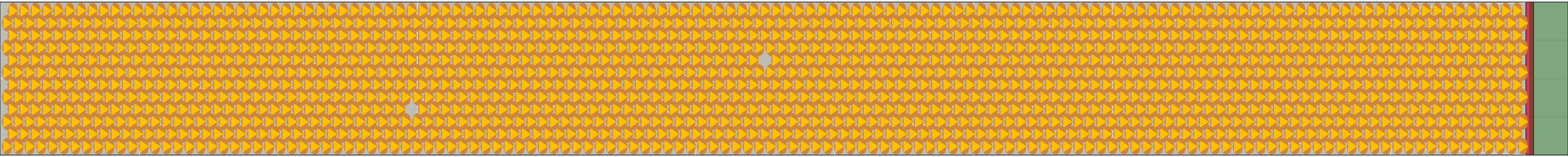 (n) Flow density 0,8 m²⁄m²