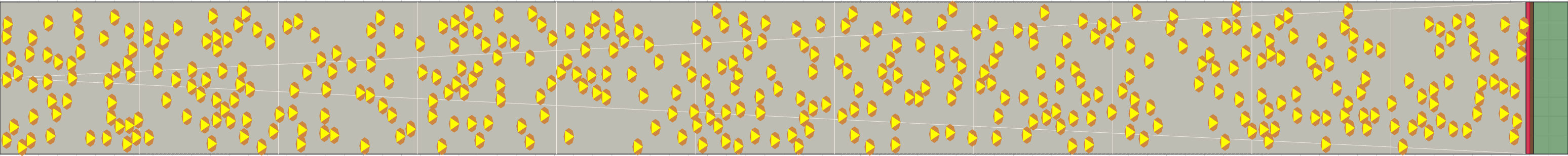 (e) Flow density 0,20 m²⁄m²
