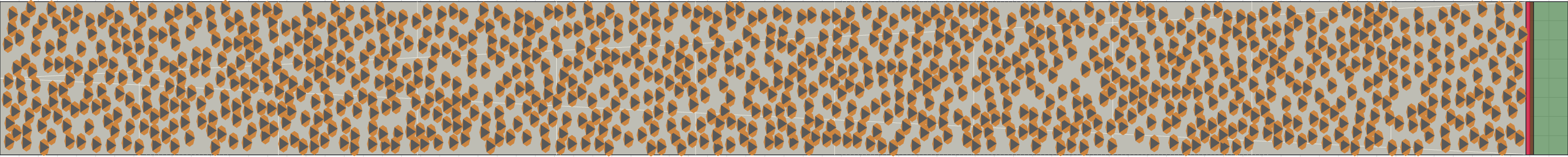 (k) Flow density 0,5 m²⁄m²