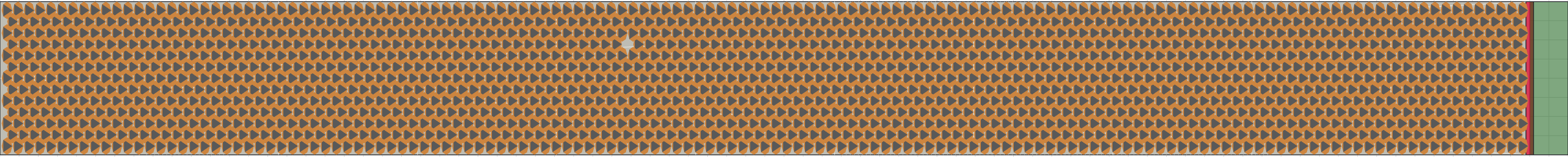 (o) Flow density 0,9 m²⁄m²