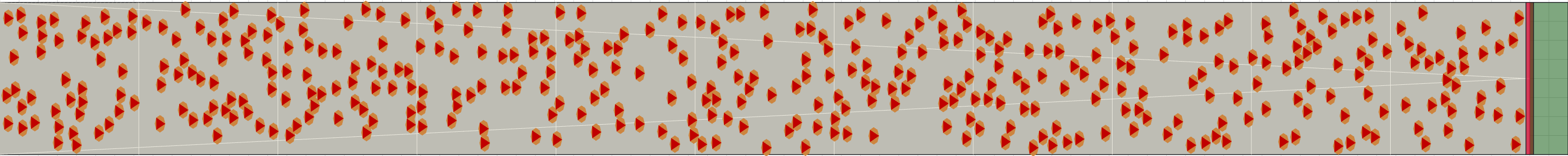 (e) Flow density 0,20 m²⁄m²