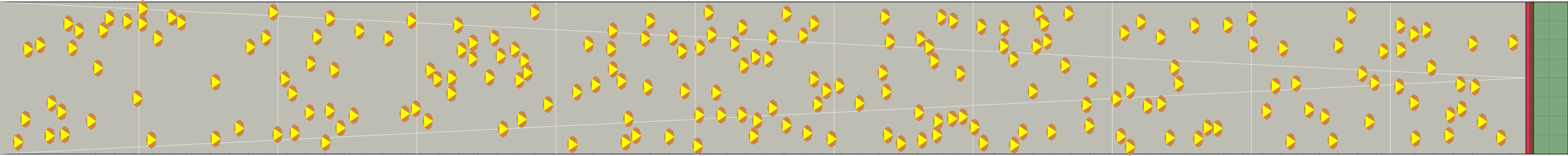 (c) Flow density 0,1 m²⁄m²