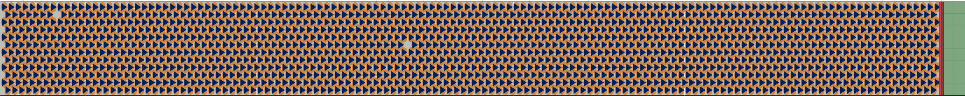 (n) Flow density 0,8 m²⁄m²