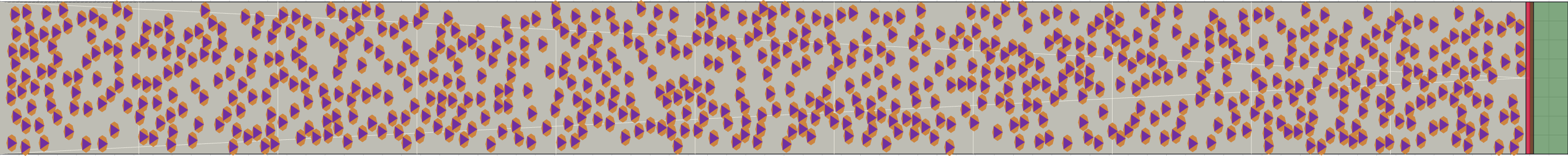 (h) Flow density 0,35 m²⁄m²