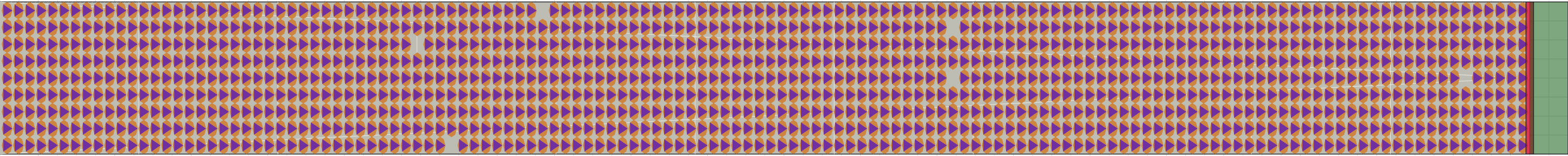 (l) Flow density 0,6 m²⁄m²
